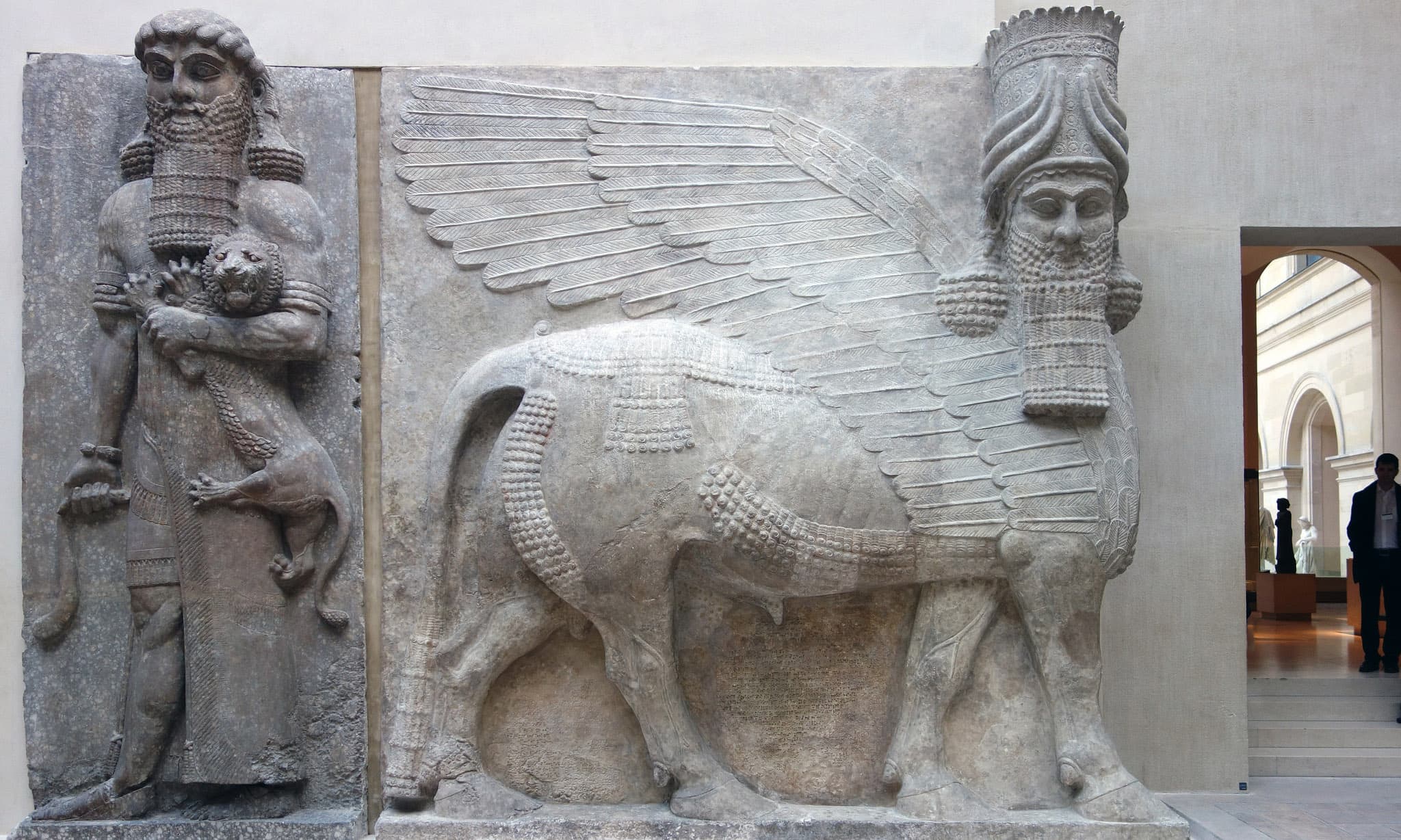 Ancient Assyria Lamassu (Winged Bull)